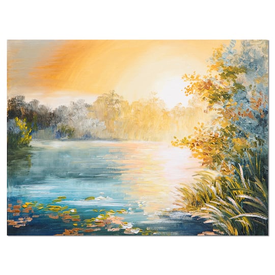 Designart - Sunset on the Lake